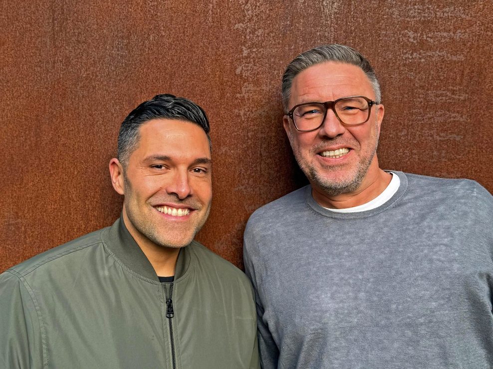 Die Betreiber des „Landhaus Walter“: Felix Reyes (l.) und Ramin Dibadj