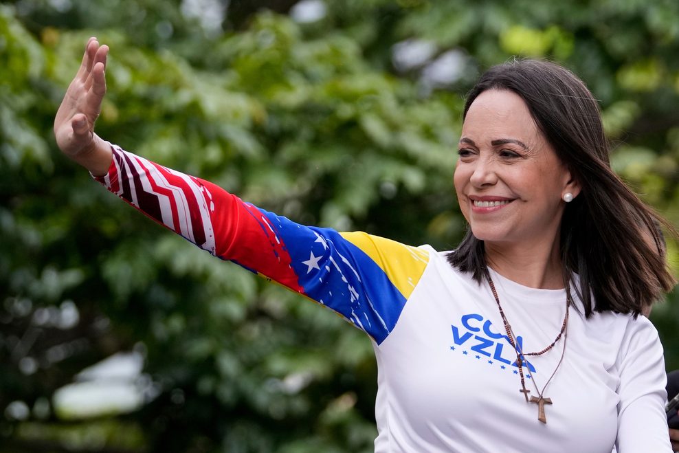Die venezolanische Oppositionspolitikerin Maria Corina Machado bekommt den Friedensnobelpreis.