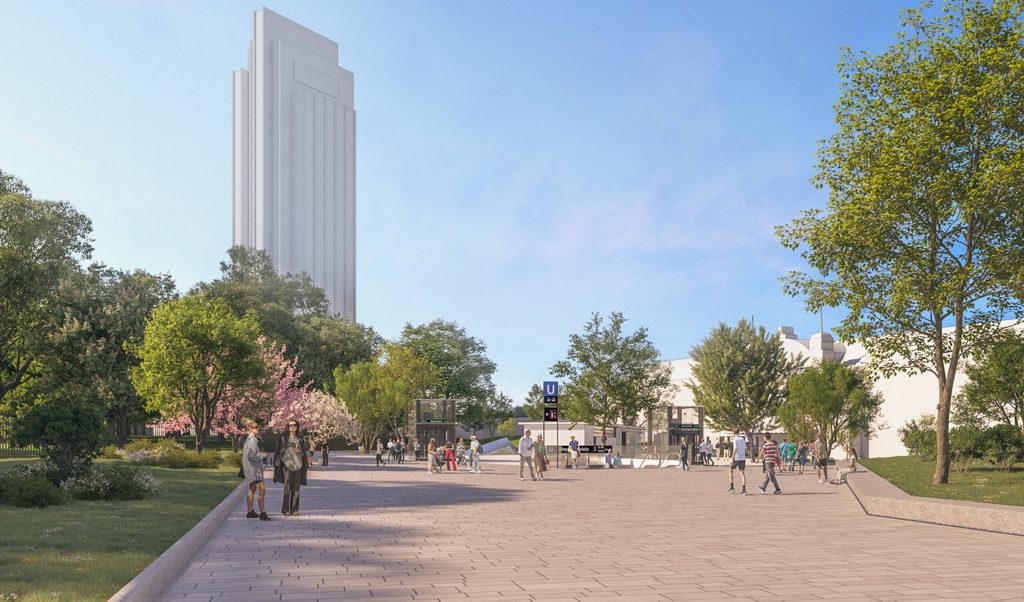 Visualisierung Haltestelle am Stephansplatz U5
