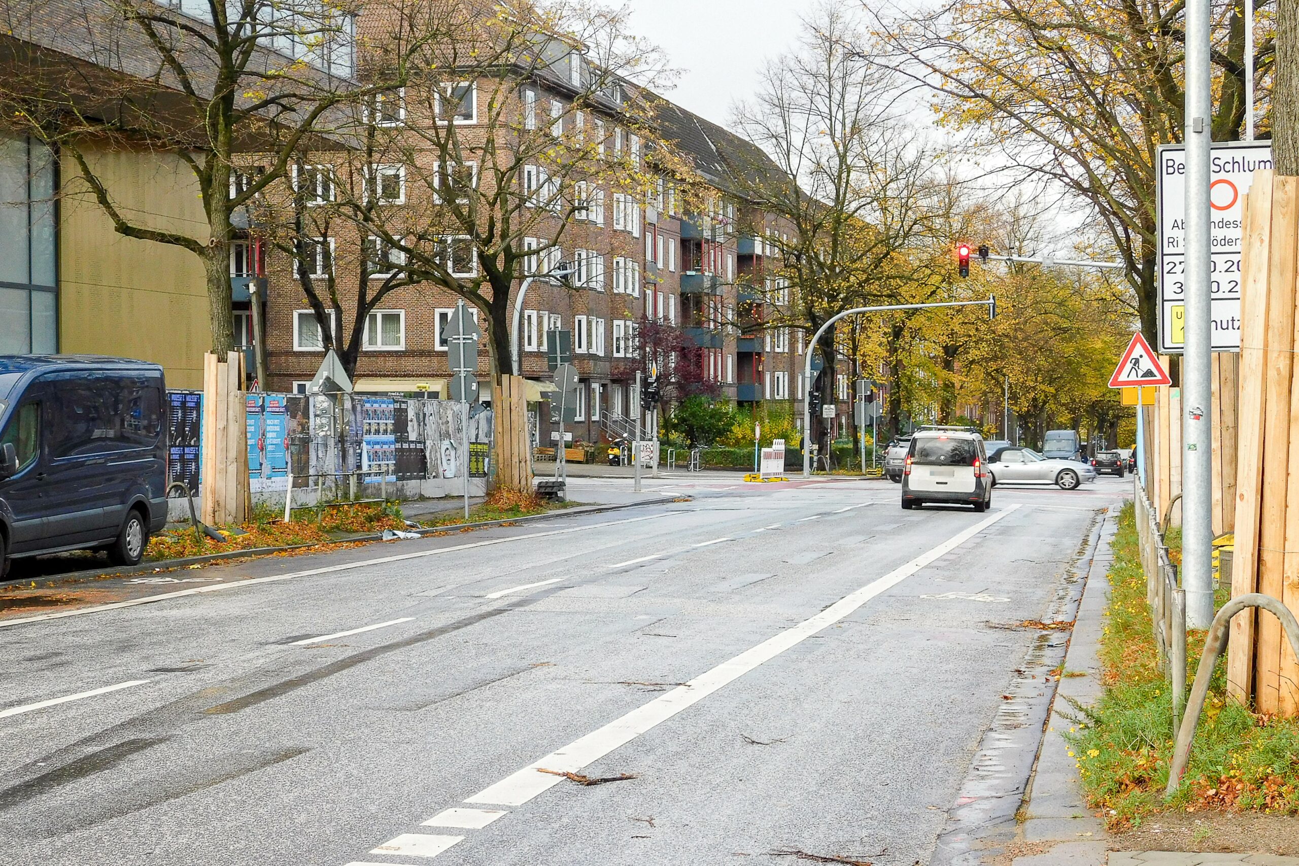 Hamburg_Eimsbuettel-Bundesstrasse_Radrouten So sieht die Bundesstraße jetzt aus.