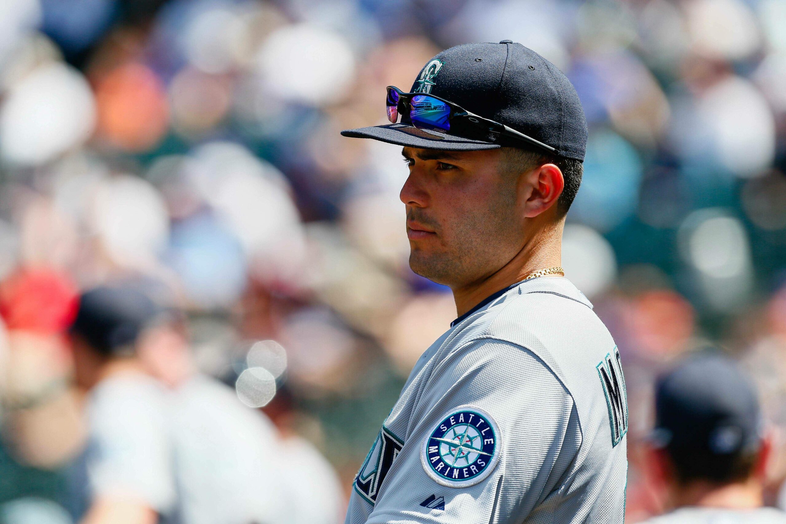 Das ehemalige Baseball-Toptalent Jesús Montero im Trikot der Seattle Mariners