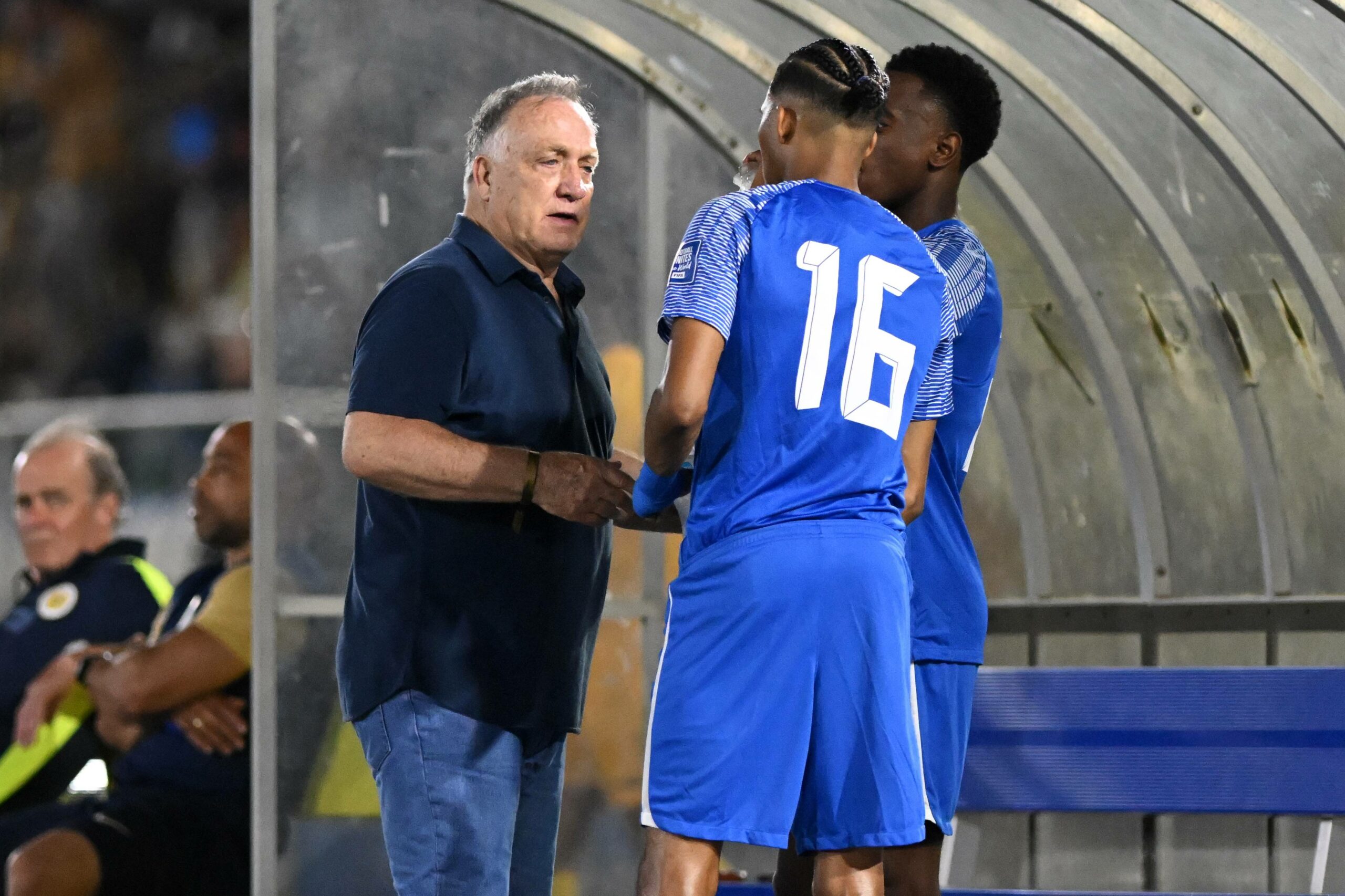 Dick Advocaat als Nationaltrainer von Curacao