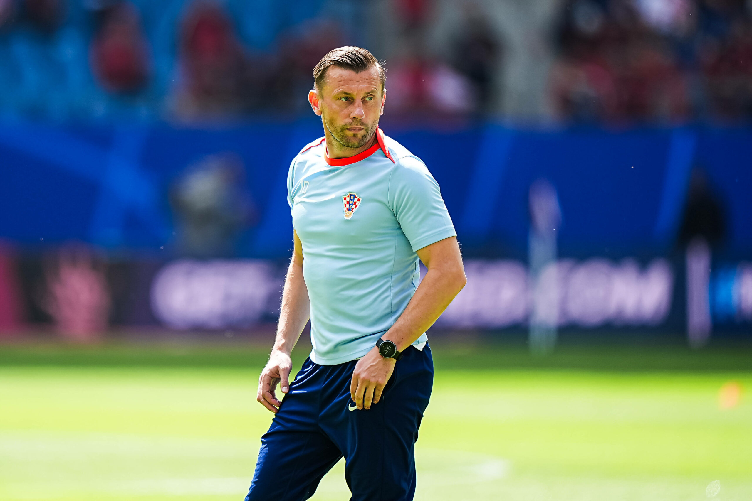 Ivica Olic als Co-Trainer von Kroatiens Nationalmannschaft