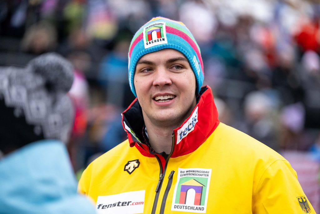 Simon Wulff beim Weltcup Altenberg.