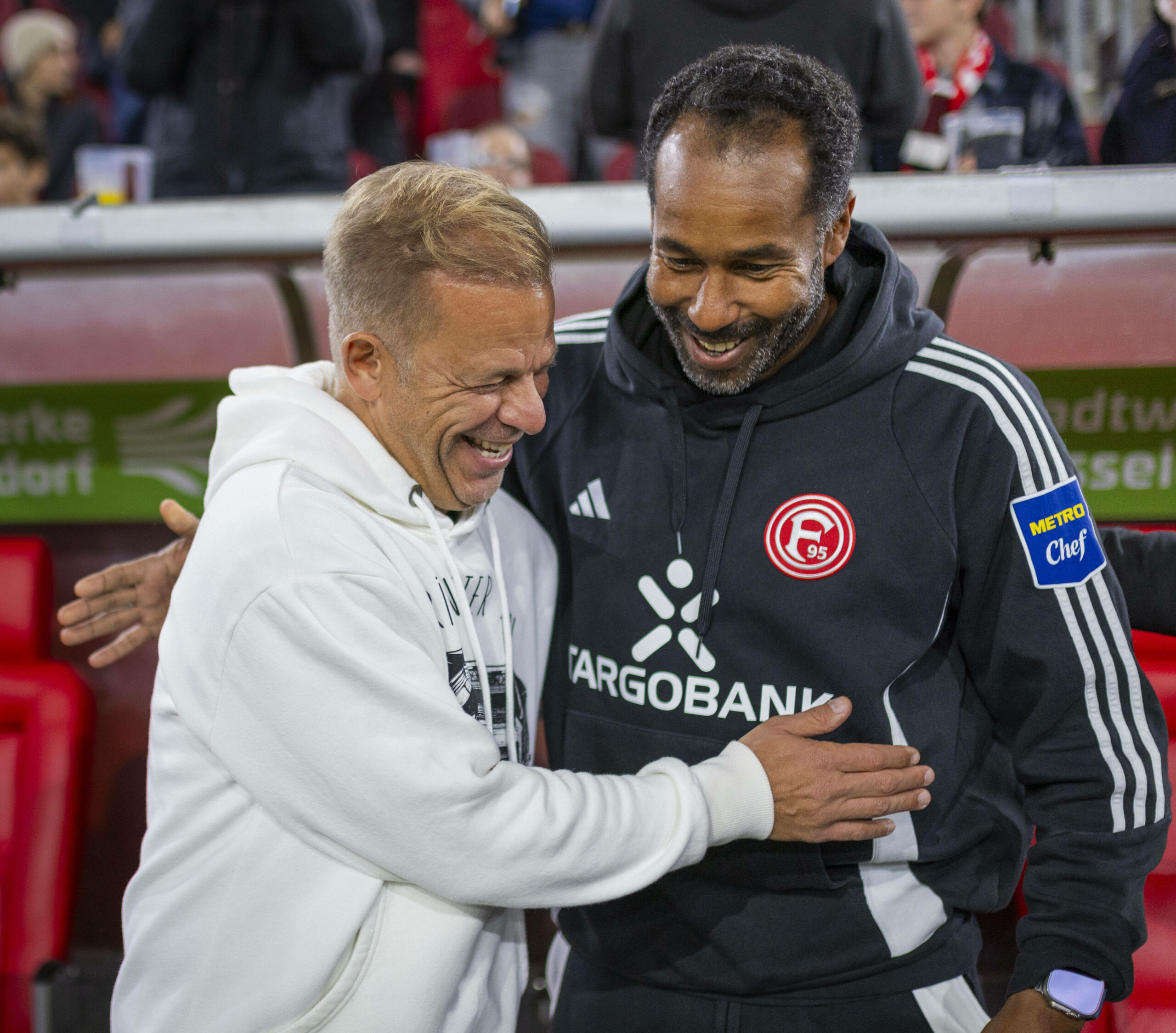 Markus Anfang und Daniel Thioune.