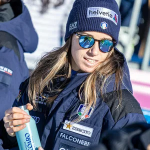 Marta Bassino mit Sonnenbrille