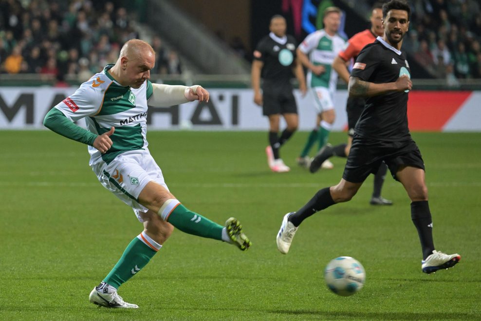 Ivan Klasnic beim Diego Abschiedsspiel.