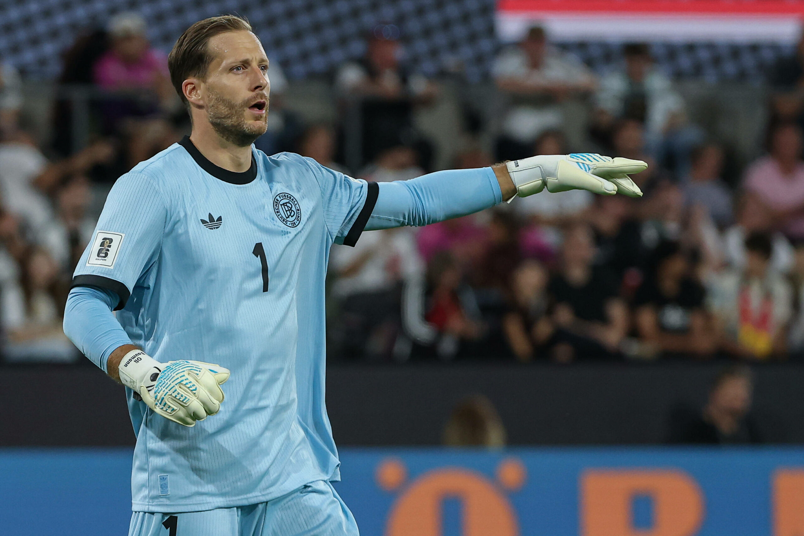 Oliver Baumann im Tor der deutschen Nationalmannschaft.