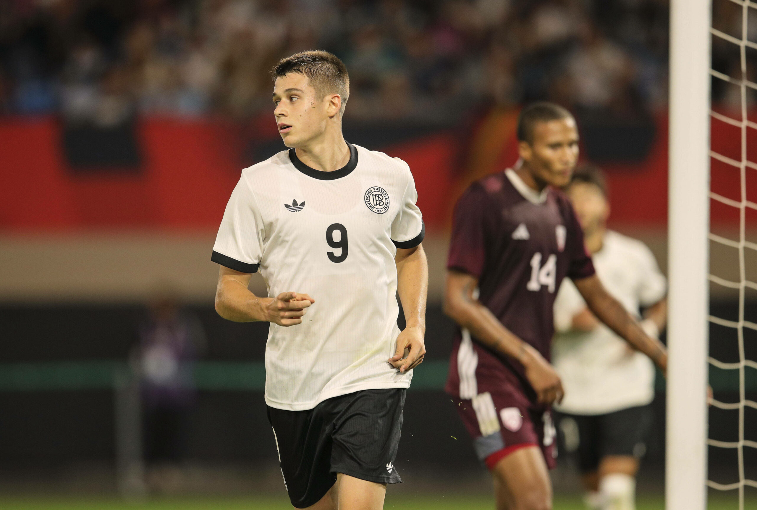 Nicolo Tresoldi im Trikot der deutschen U21-Nationalmannschaft