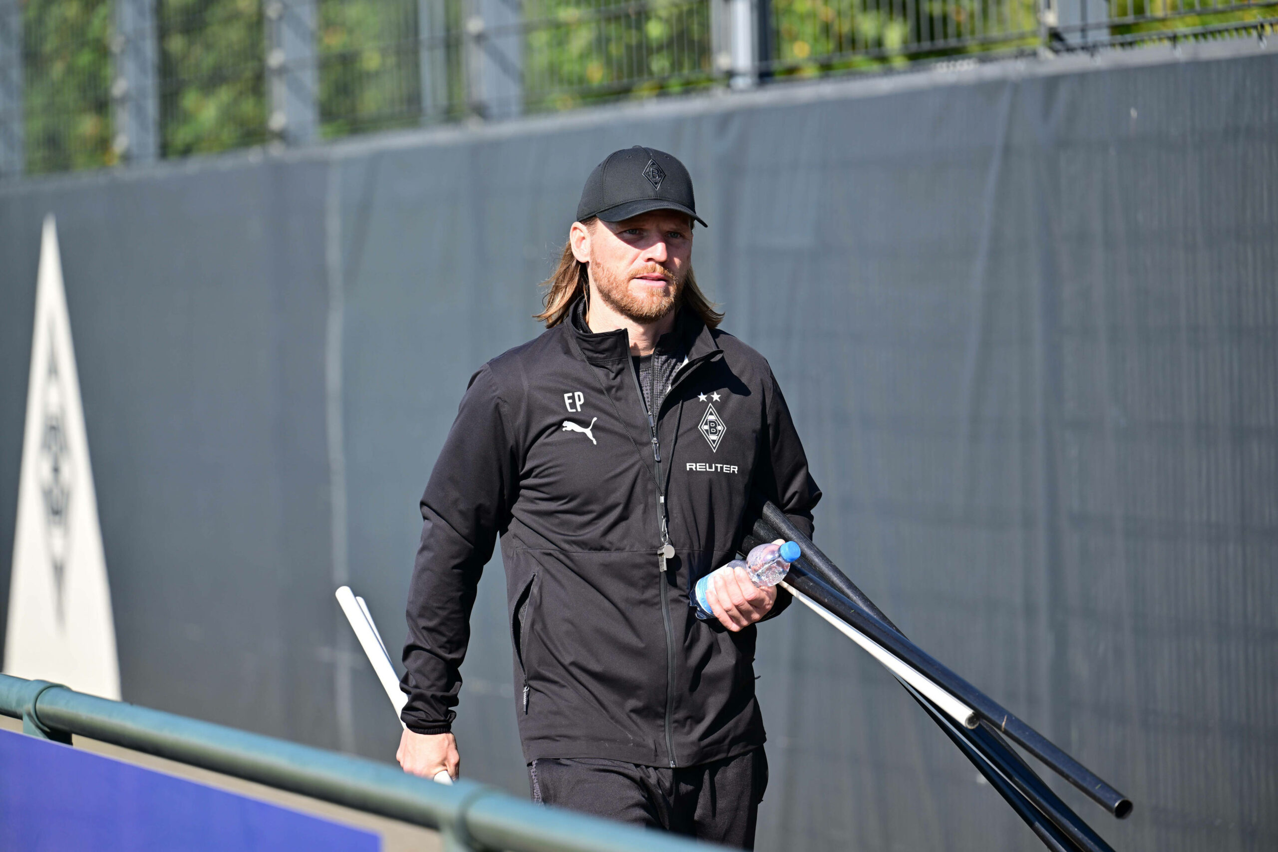 Mönchengladbach, Borussia-Park: Interimstrainer Eugen Polanski beim Training der Fohlen