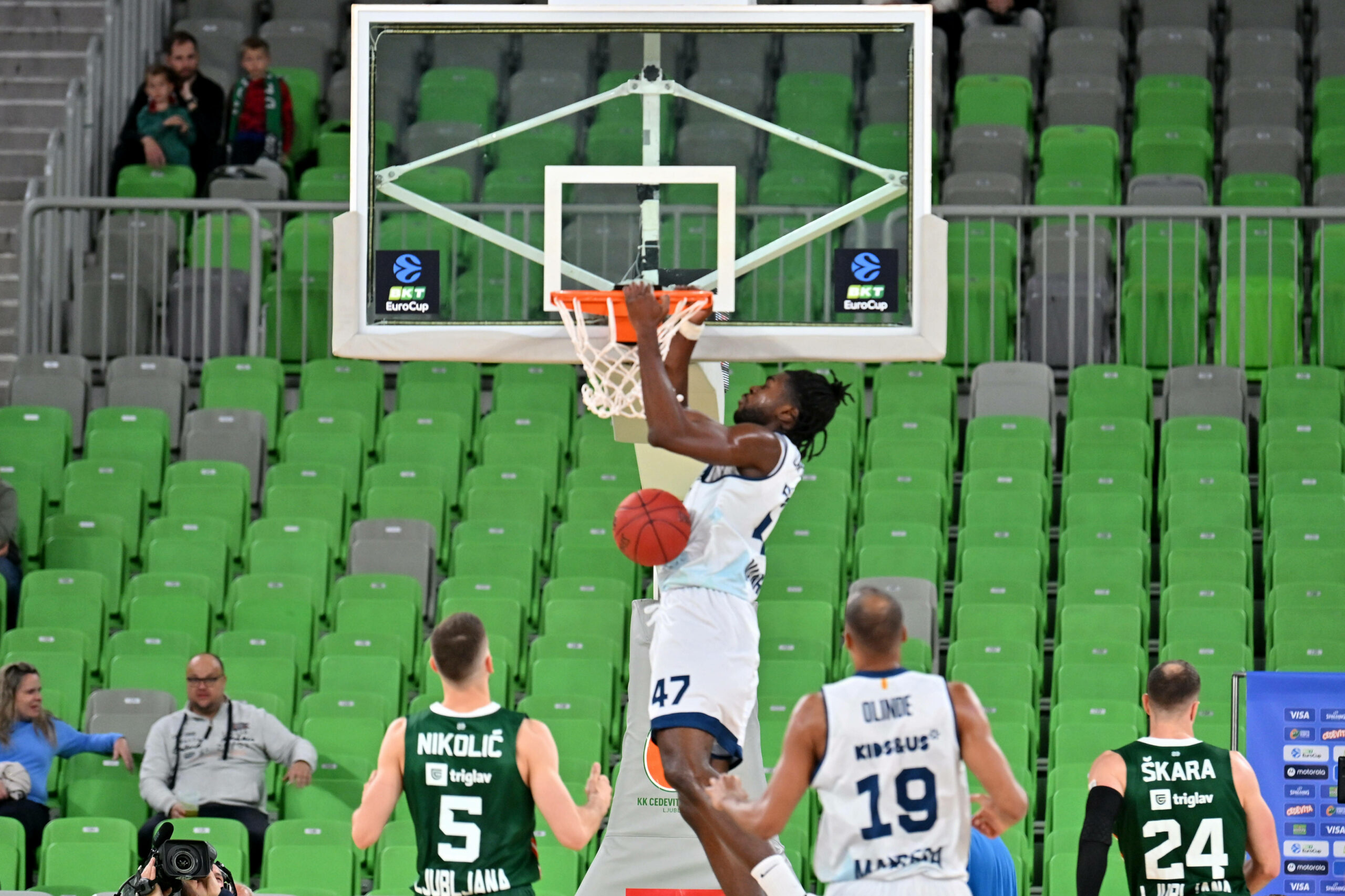 Das spanische Basketballteam Baxi Manresa tritt im EuroCup an