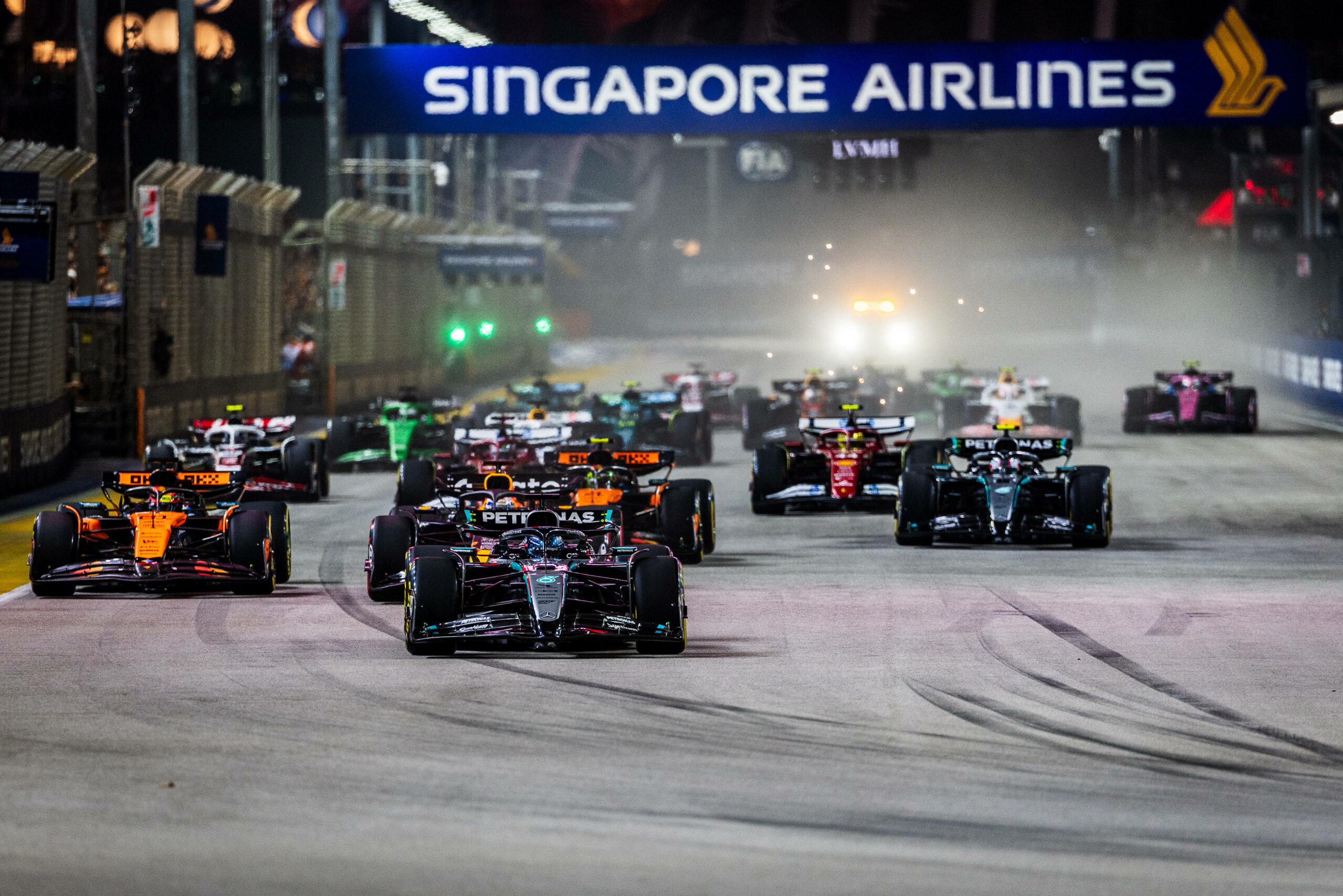 Formel-1-Start in Singapur