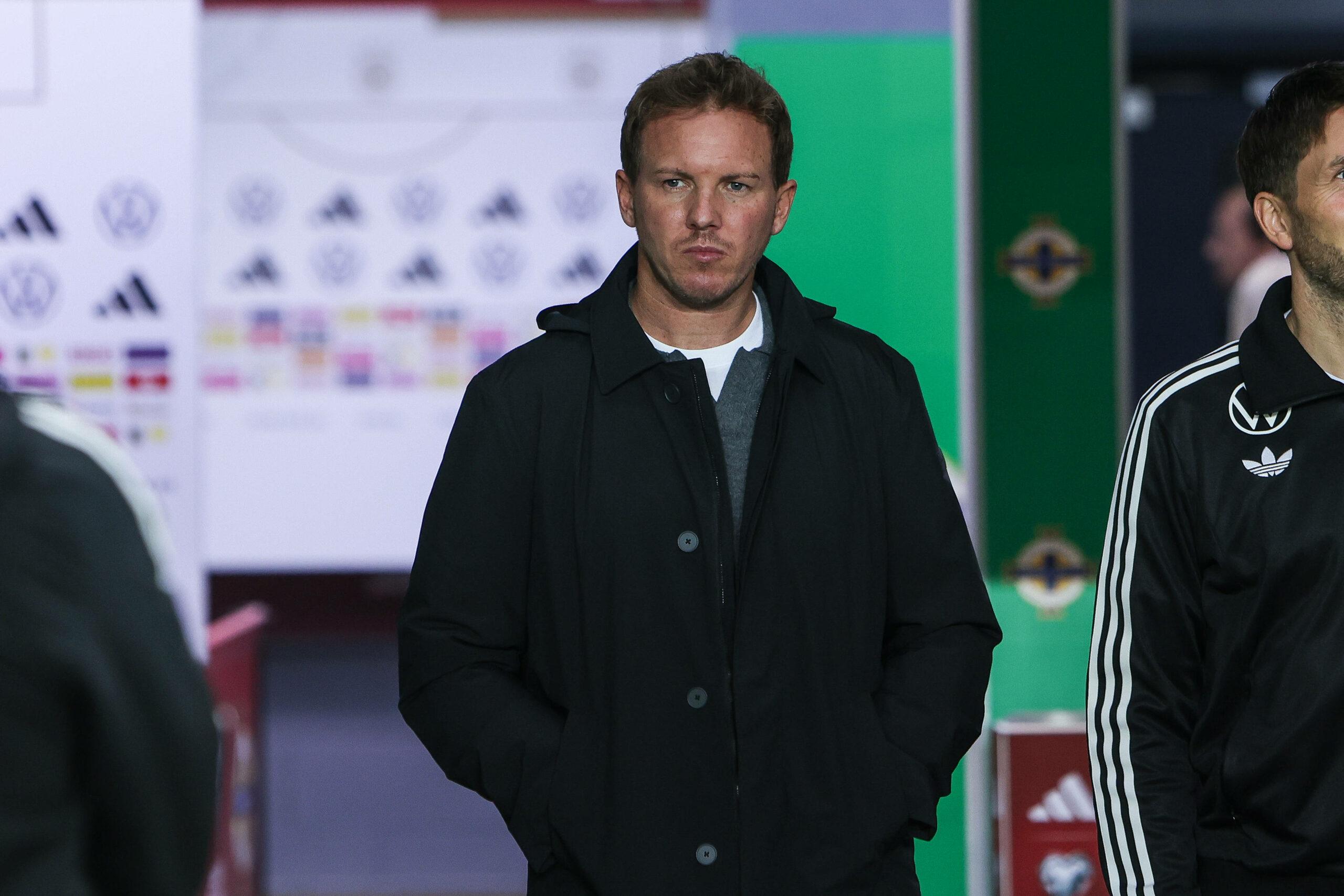 Nationaltrainer Julian Nagelsmann guckt grimmig