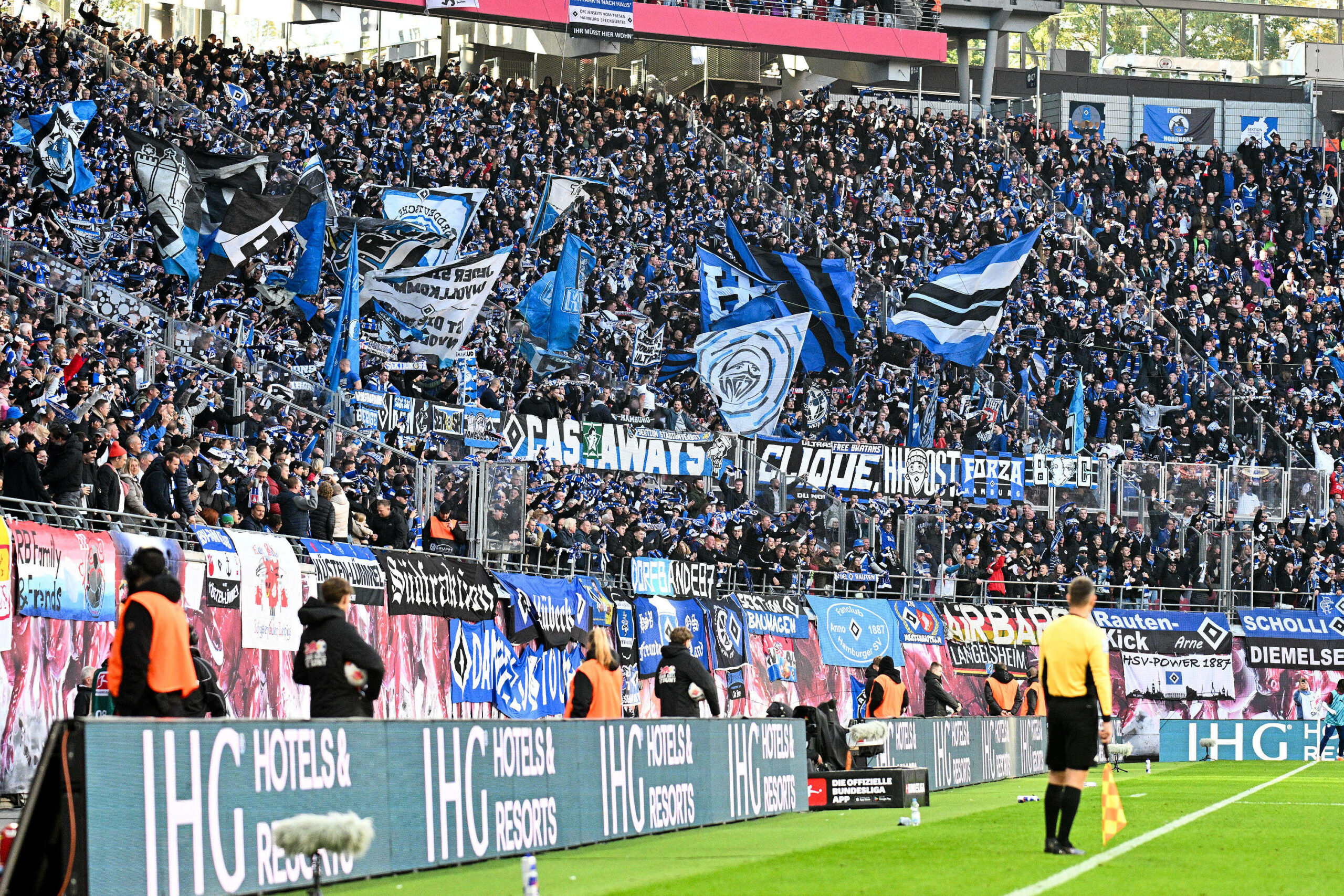 Die HSV-Fans sind die reiselustigsten des Landes.