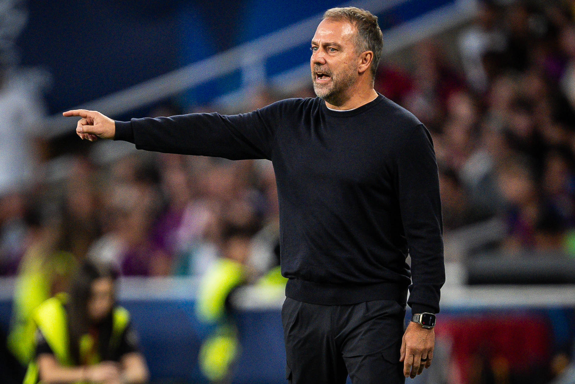 Hansi Flick am Spielfeldrand