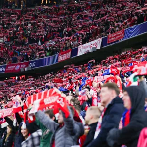 Fans des FC Bayern in der Allianz Arena