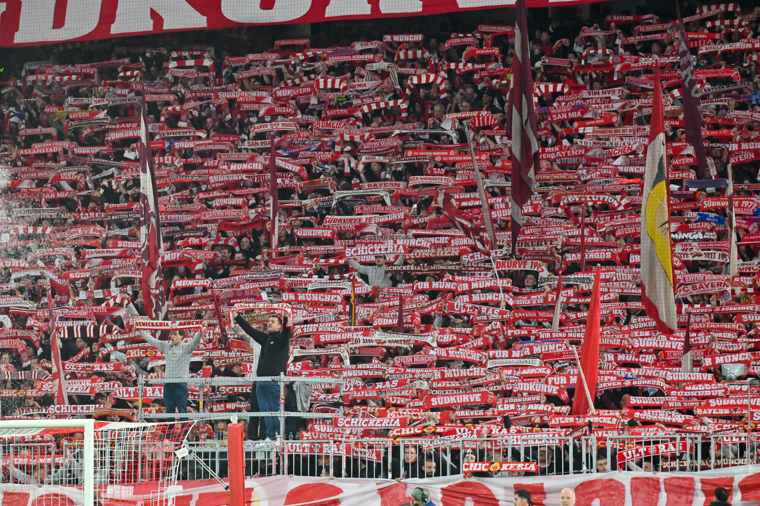 Bayern-Fans beim Heimspiel gegen Brügge