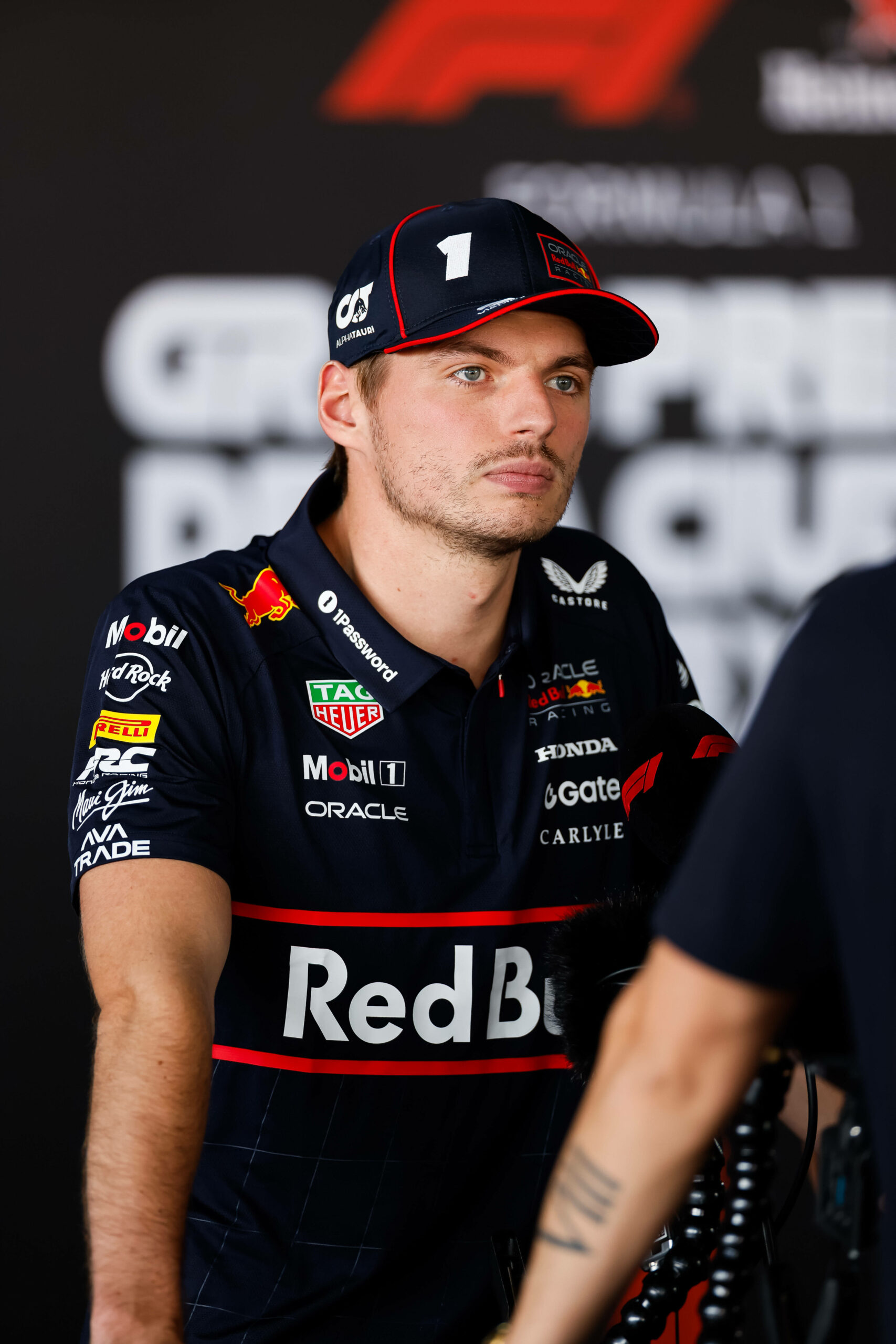 Max Verstappen im Rahmen der Medienrunde vor dem Großen Preis von Mexiko