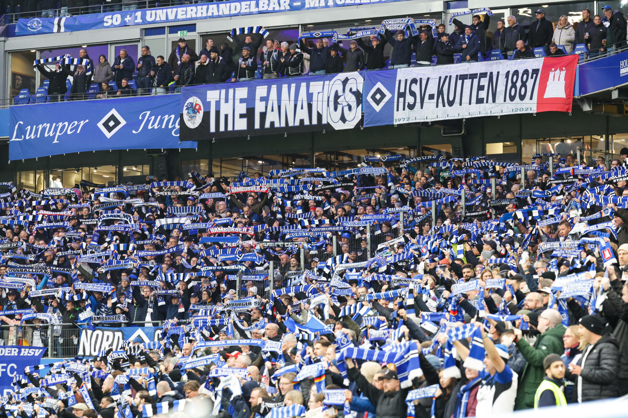 Das HSV-Stadion war in dieser Saison bislang jedes Mal ausverkauft.