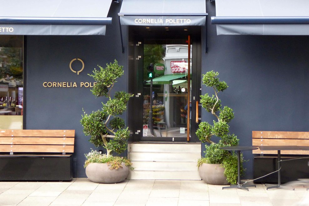 Das Restaurant „Cornelia Poletto“ in Eppendorf: Hier gibt es italienisch-mediterrane Küche.