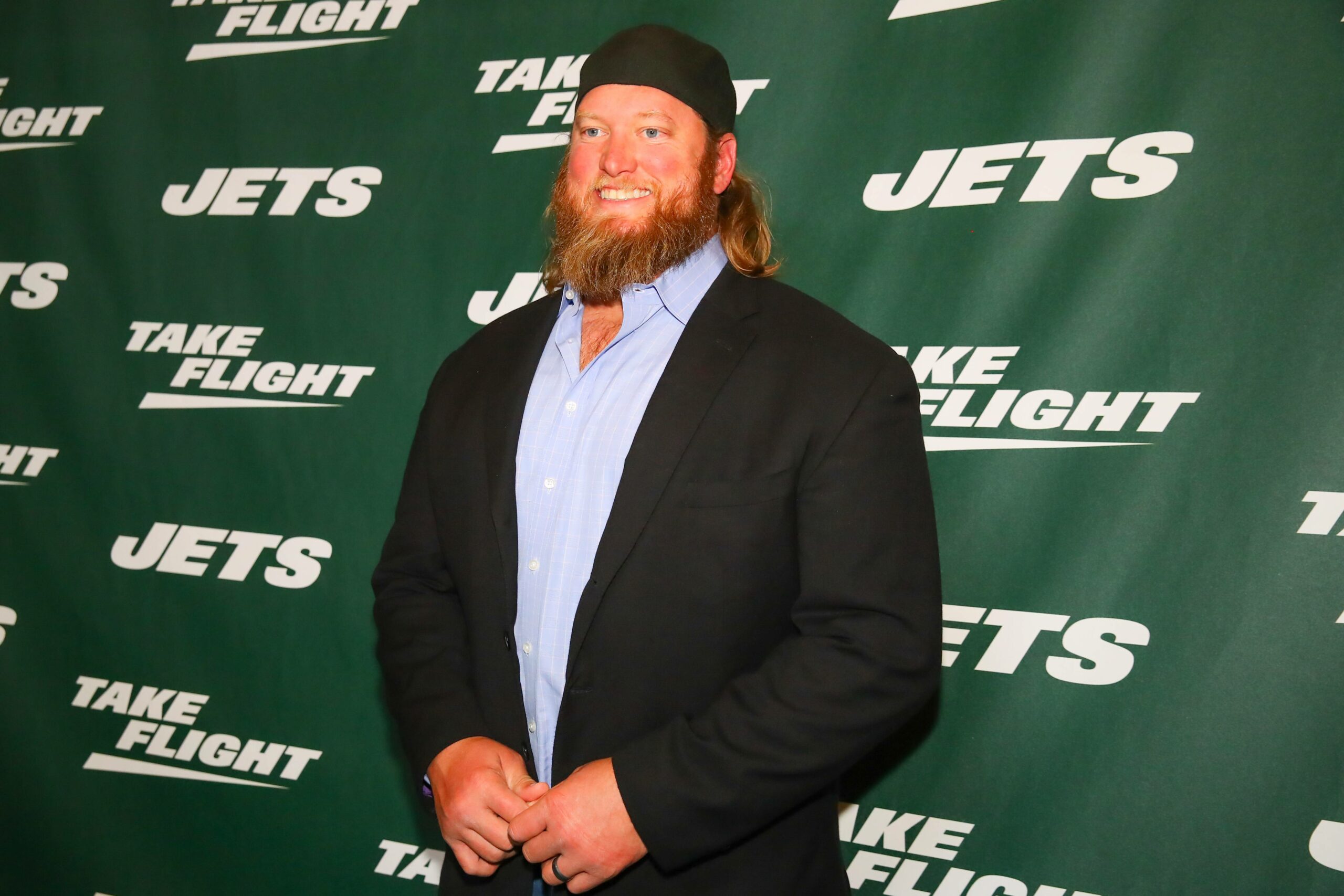 Der Center der New York Jets Nick Mangold