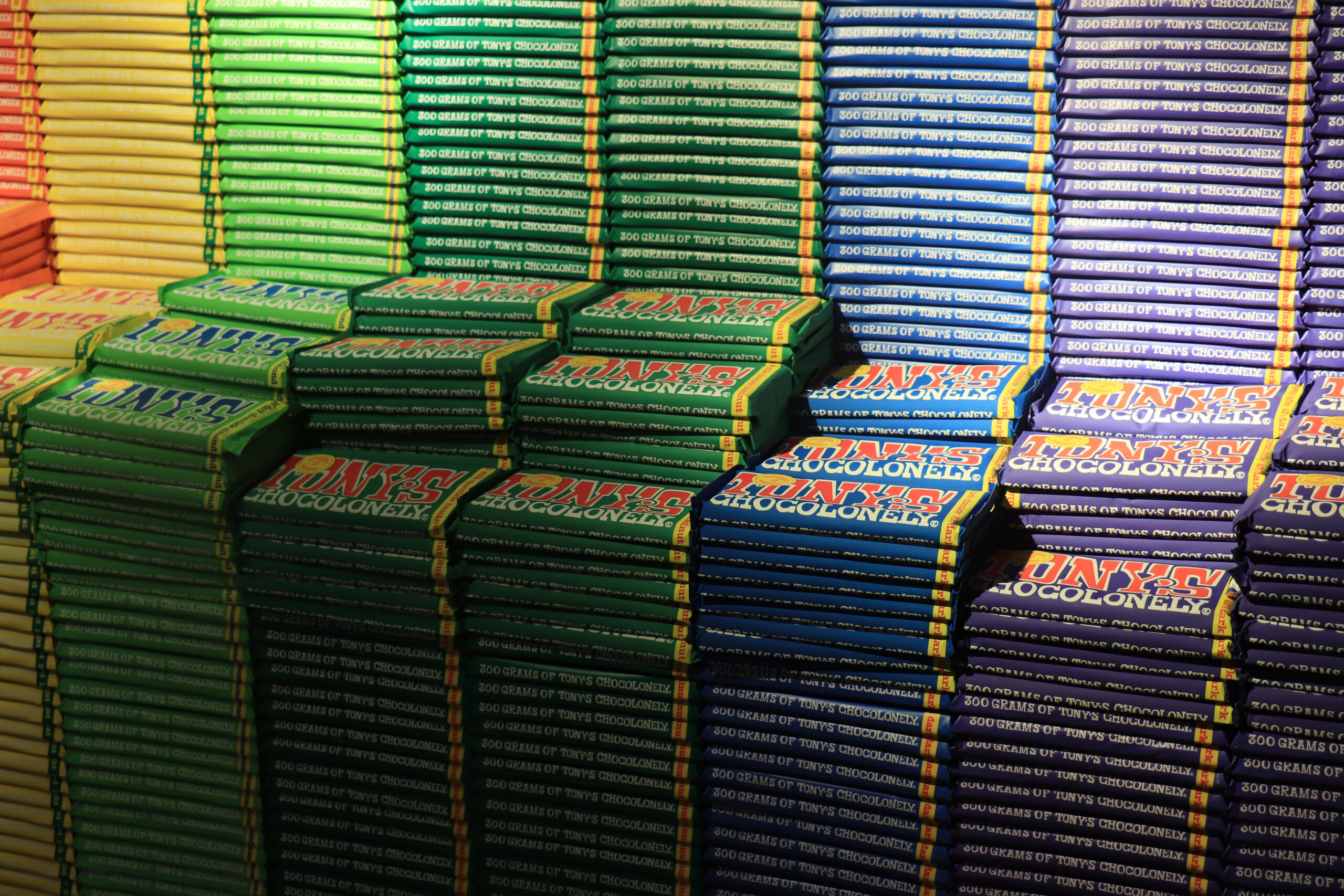 Schoko-Tafeln der niederländischen Marke Tony’s Chocolonely (Symbolfoto).