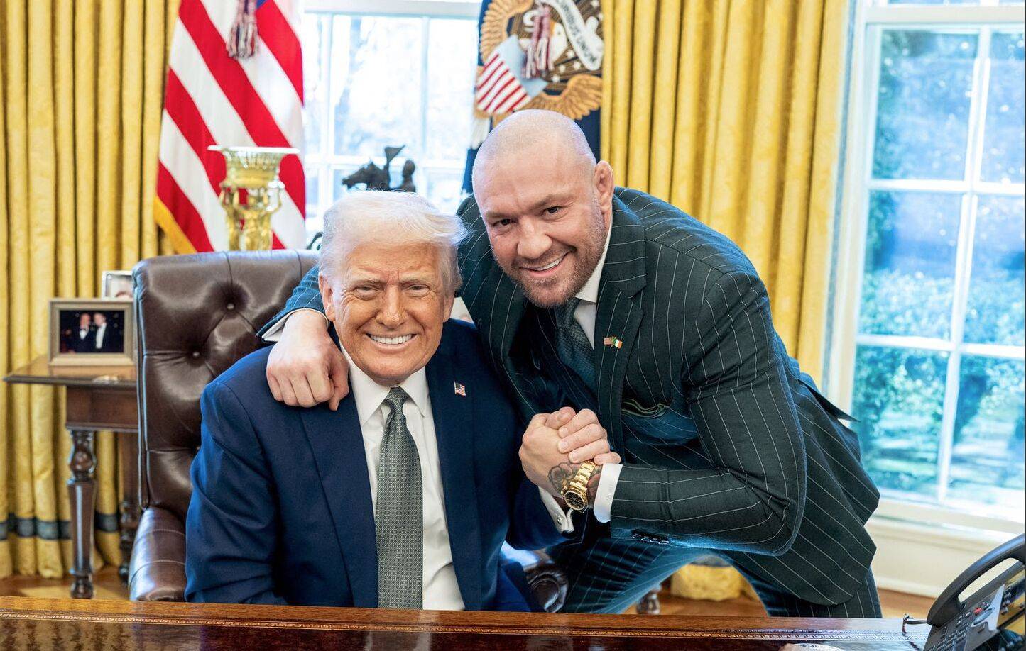 Conor McGregor mit Donald Trump