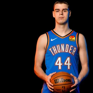 Nikola Topic (20) im Trikot seines Teams den Oklahoma City Thunder