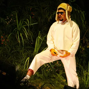 Bad Bunny bei einem Konzertauftritt