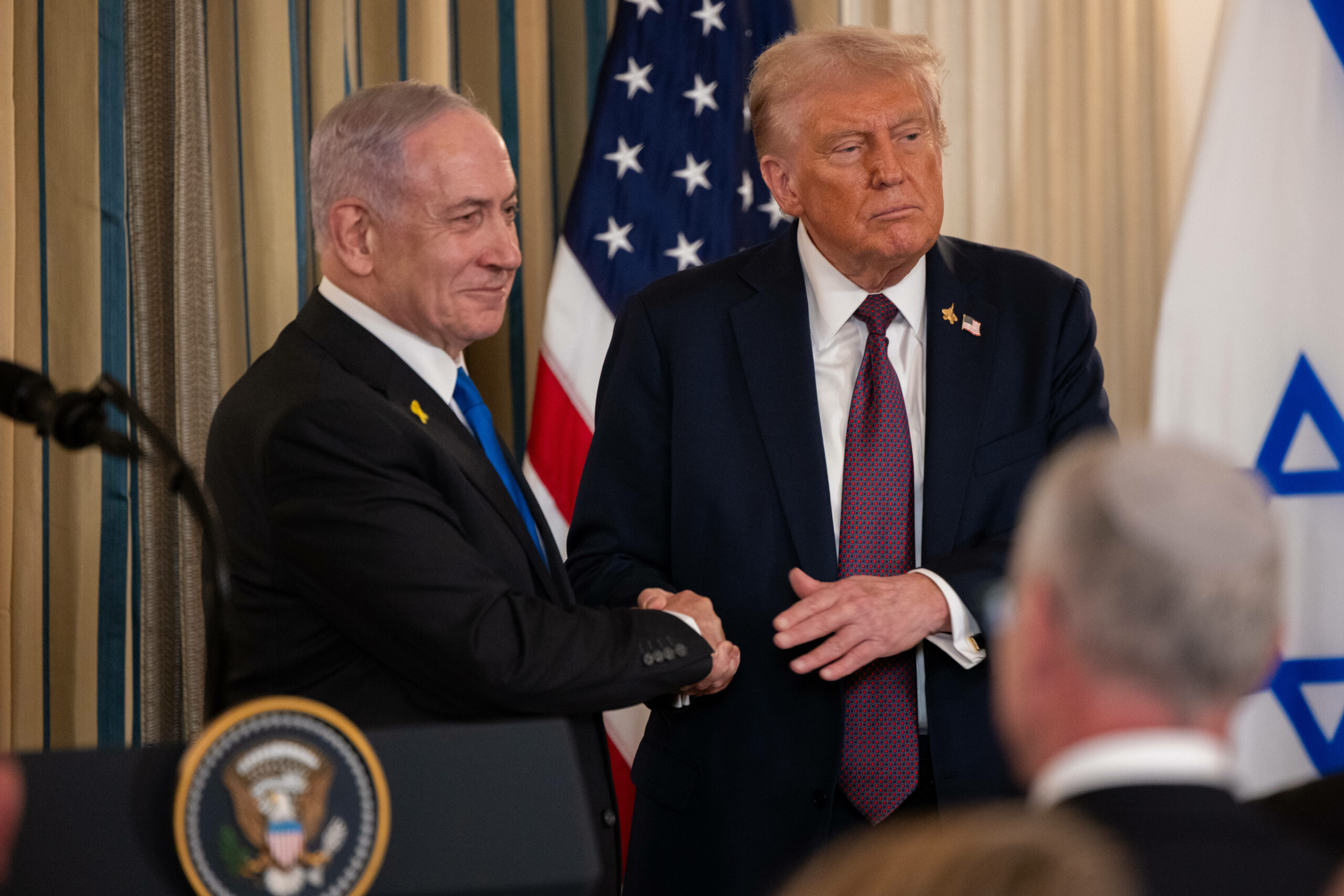 Trump (r.) und Netanjahu