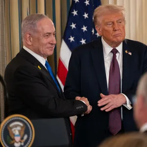 Trump (r.) und Netanjahu