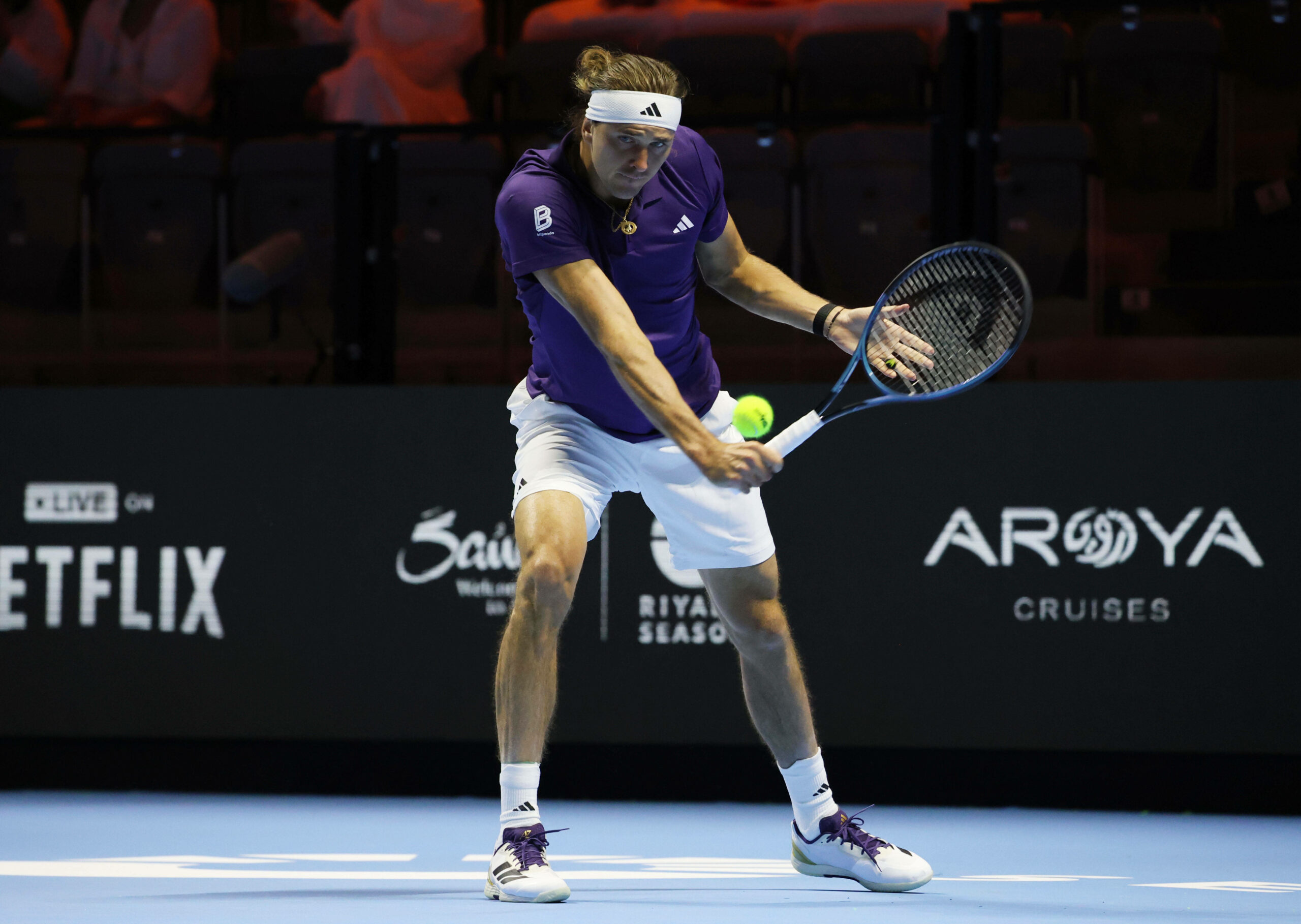 Zverev beim Turnier in Riad