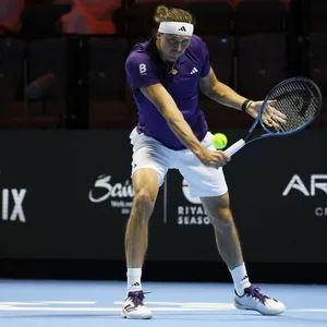 Zverev beim Turnier in Riad