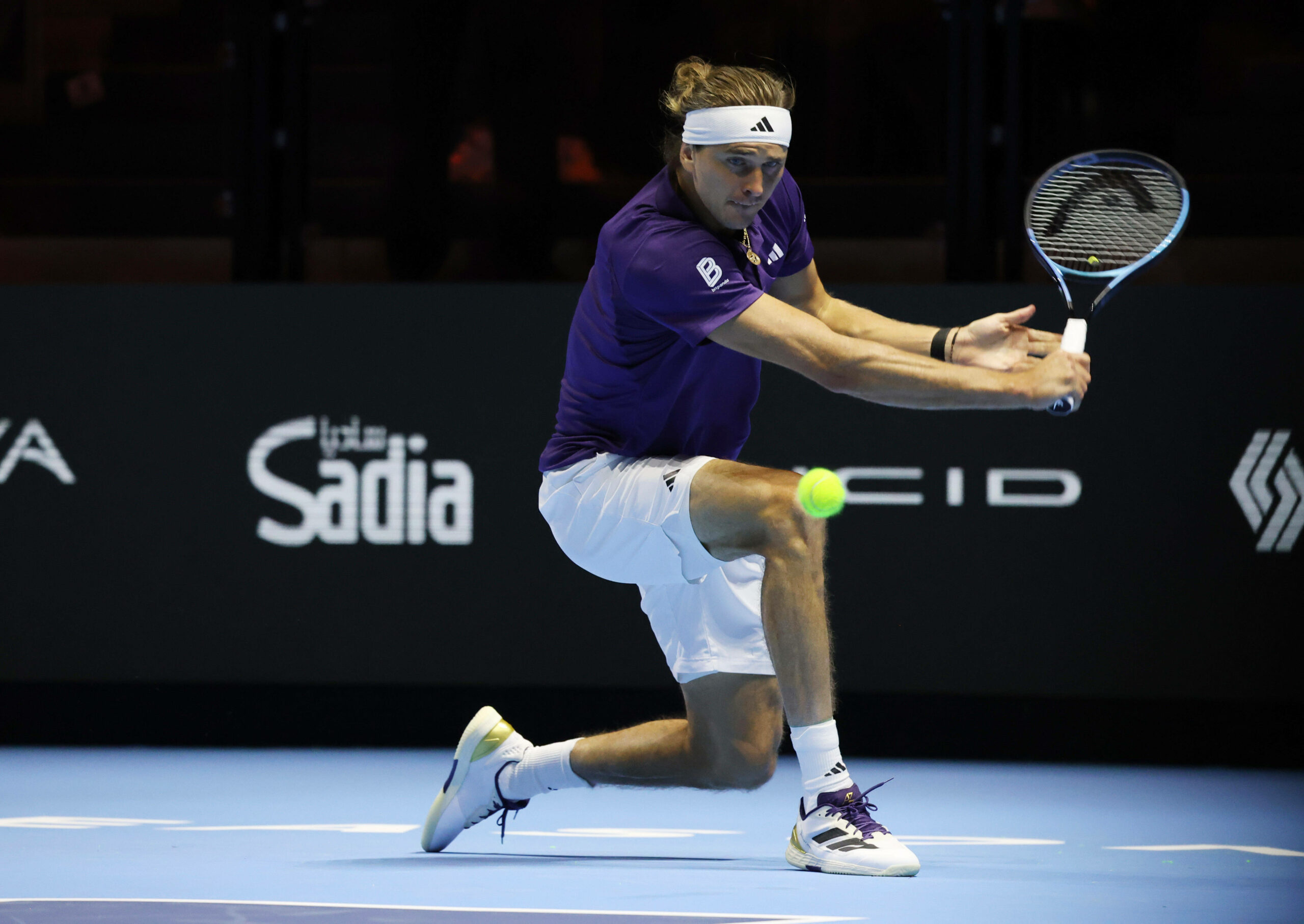Alexander Zverev im Spiel gegen Taylor Fritz
