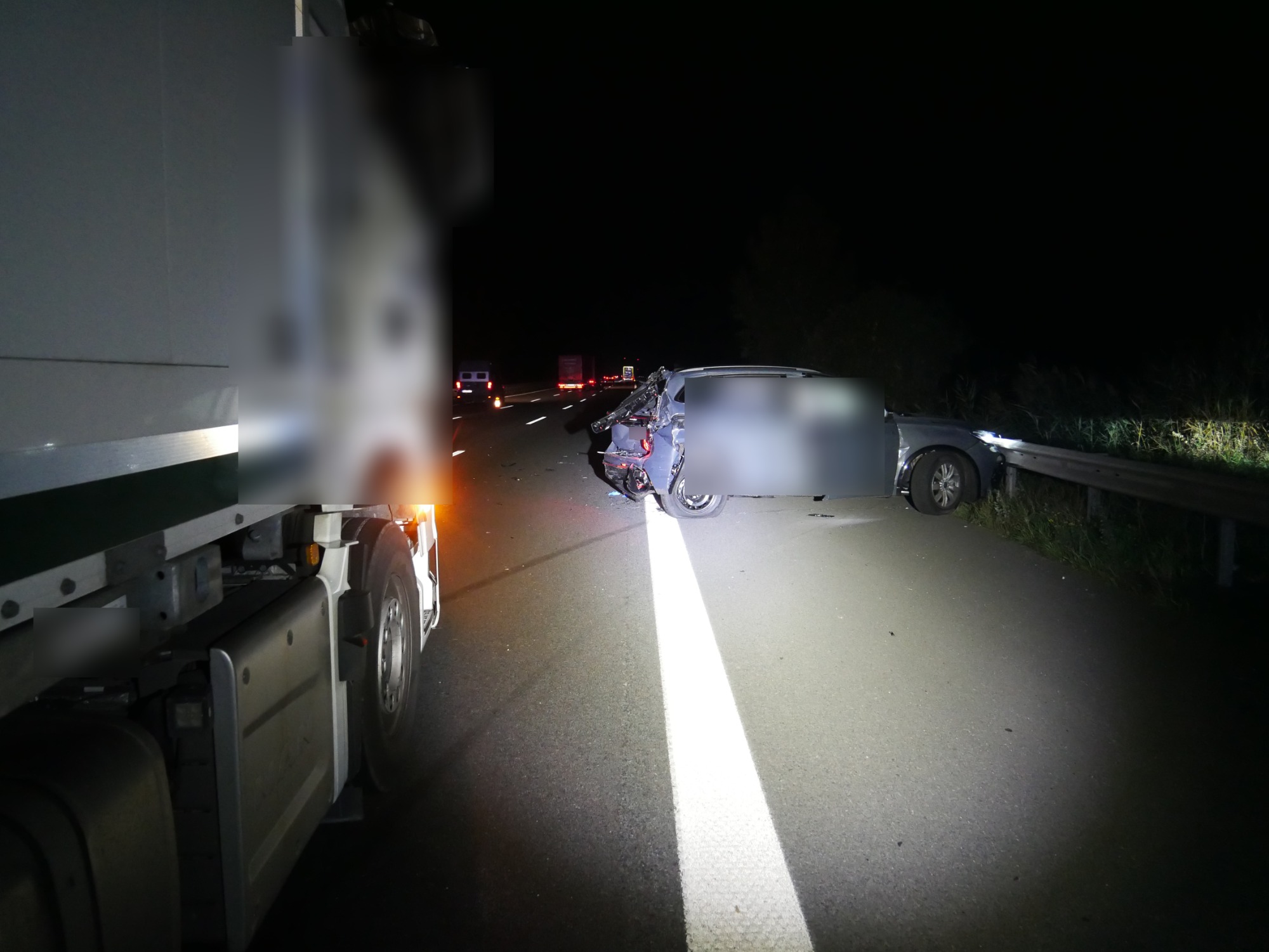 Verkehrsunfall auf der A1