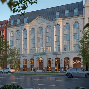 Visualisierung: So soll das neue Hotel im Quartier StadtKontor mal aussehen.