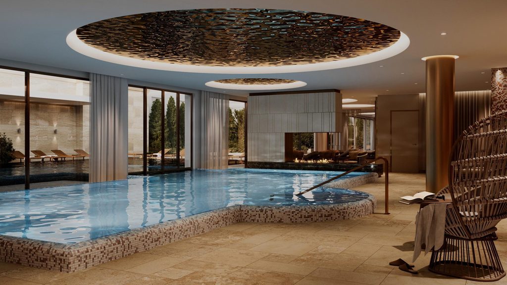 So soll der neue Innenpool des Atlantic-Hotels aussehen.