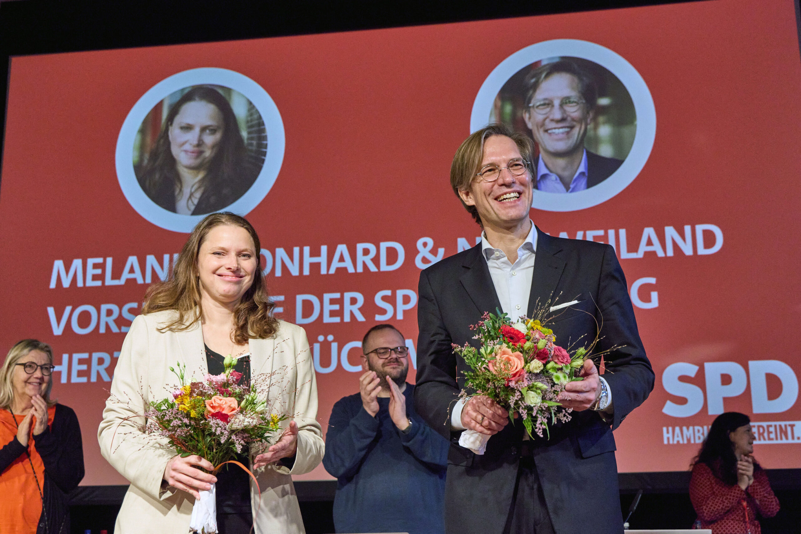 Melanie Leonhard und Nils Weiland: Die neue Spitze der SPD Hamburg