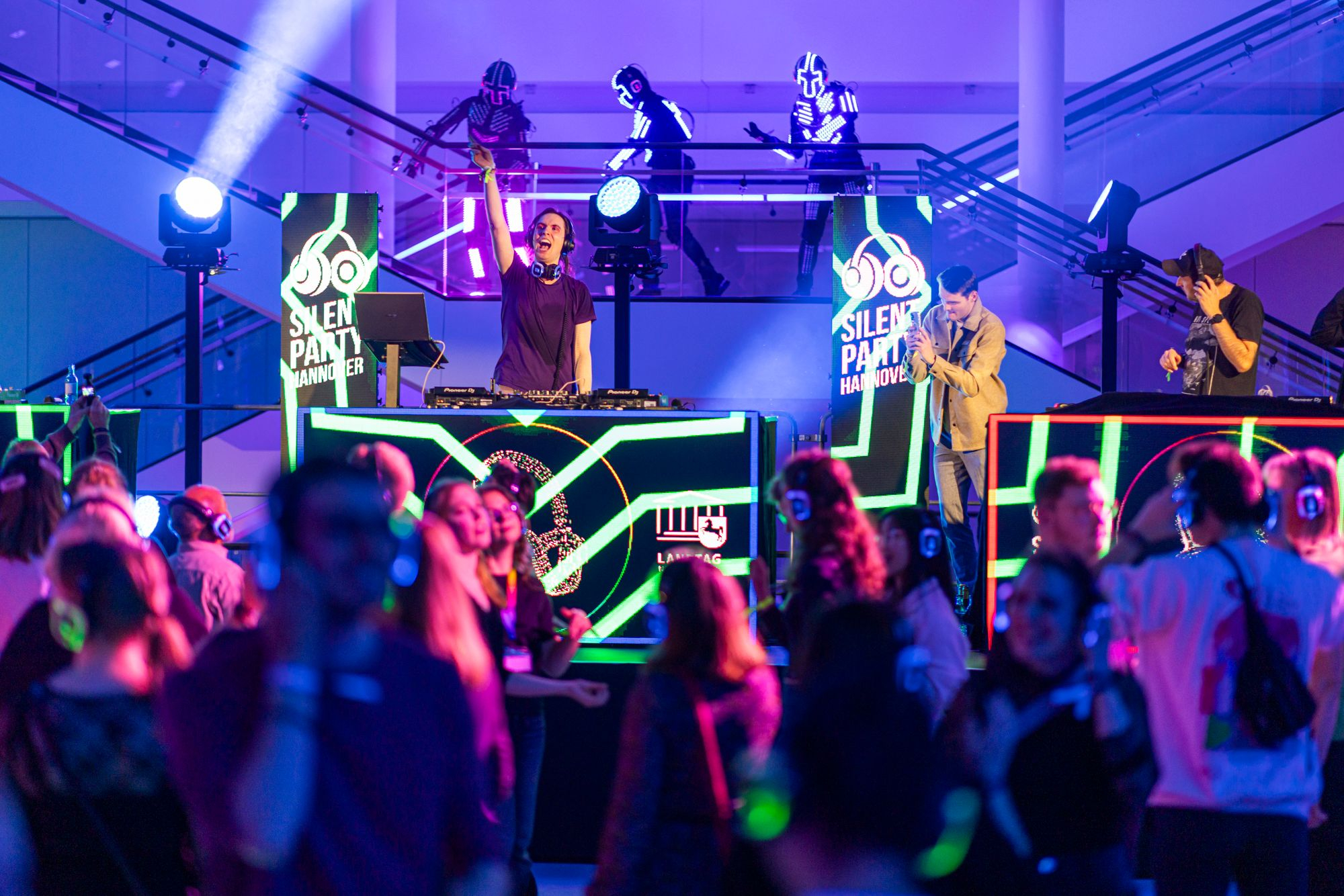 Silent Party im Niedersächsischen Landtag