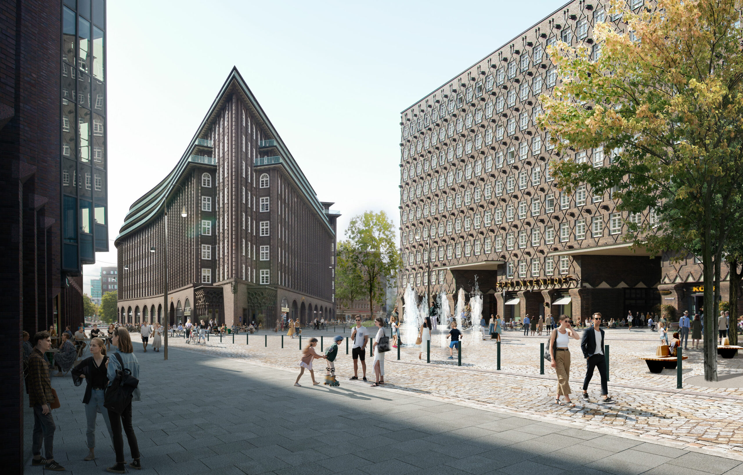 So soll das Umfeld des Chilehauses einmal aussehen.