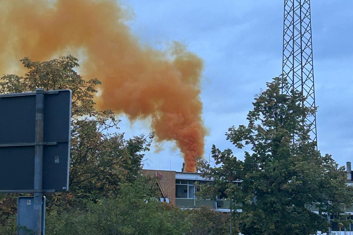 Die Gaswolke, von der bisher nicht klar ist, woraus sie besteht.