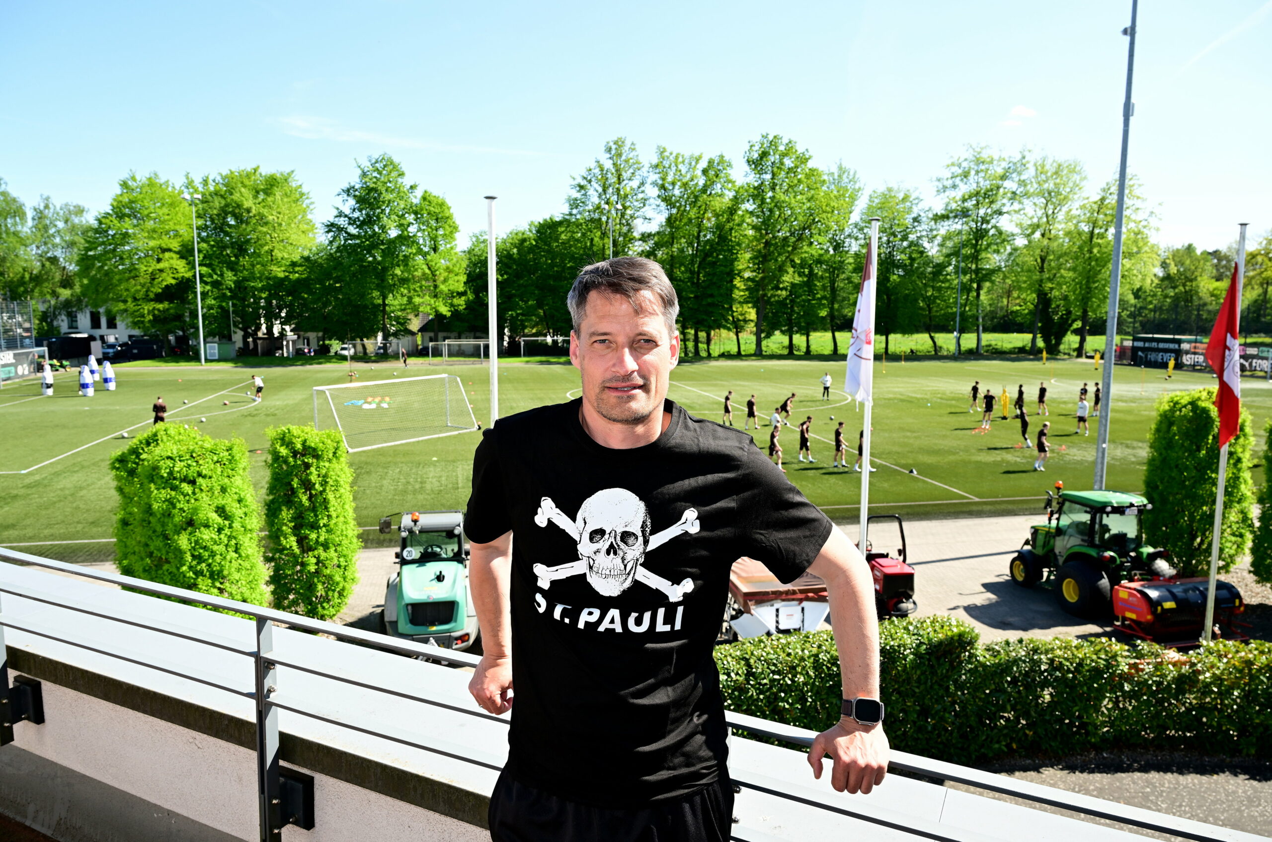 Alexander Blessin im Trainingslager des FC St. Pauli