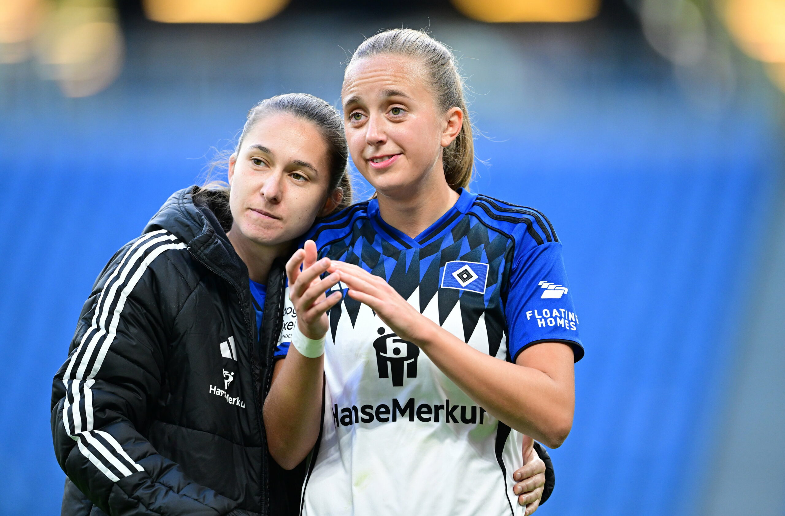 Maria Mikolajova und Victoria Schulz sind traurig