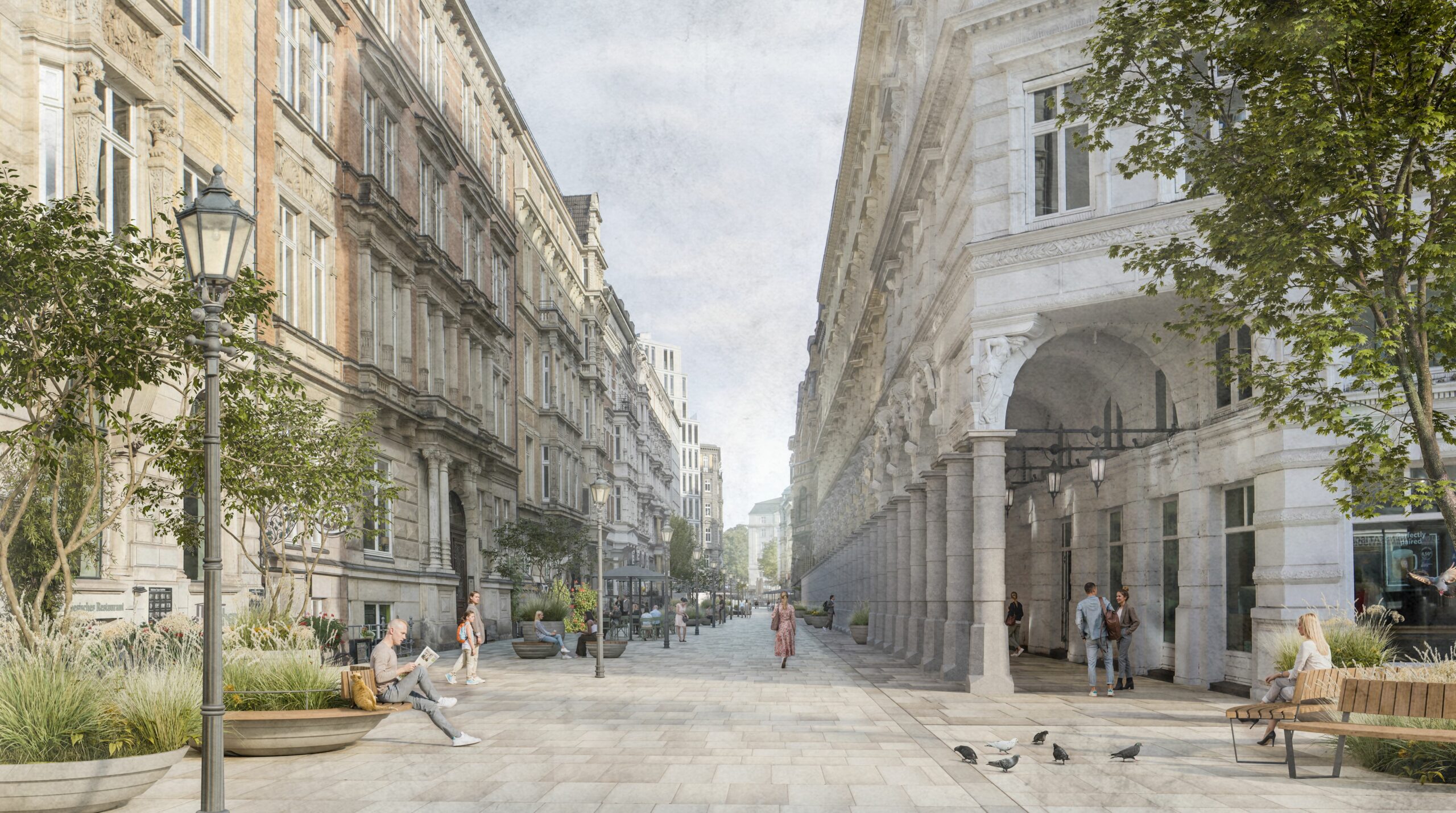 Entwurf für die Colonnaden