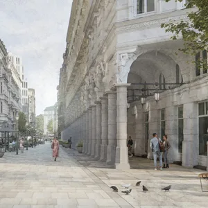 Entwurf für die Colonnaden