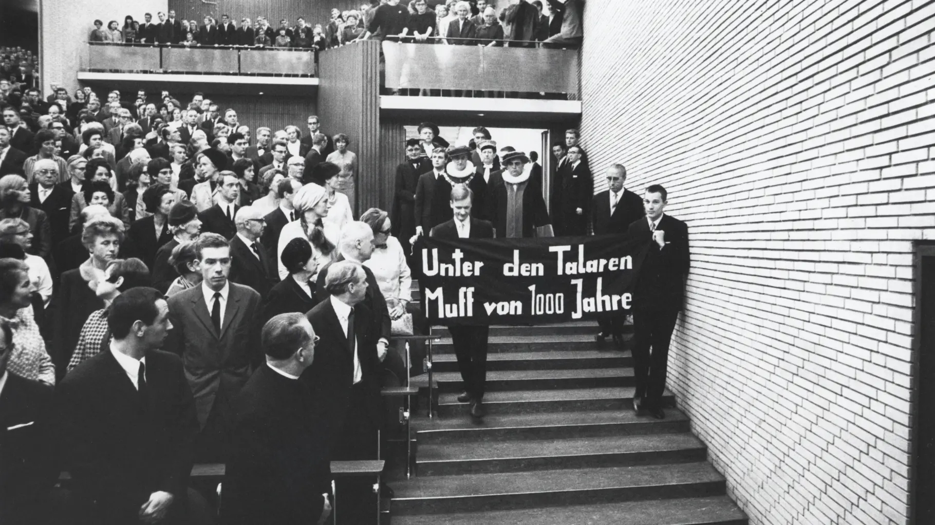 Rektoratsübergabe 1967