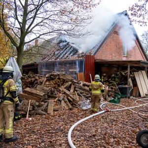 Das brennende Bauernhaus in Wistedt