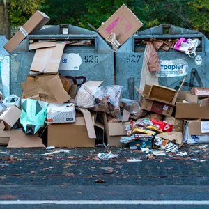 Container Müll Abfall Papier