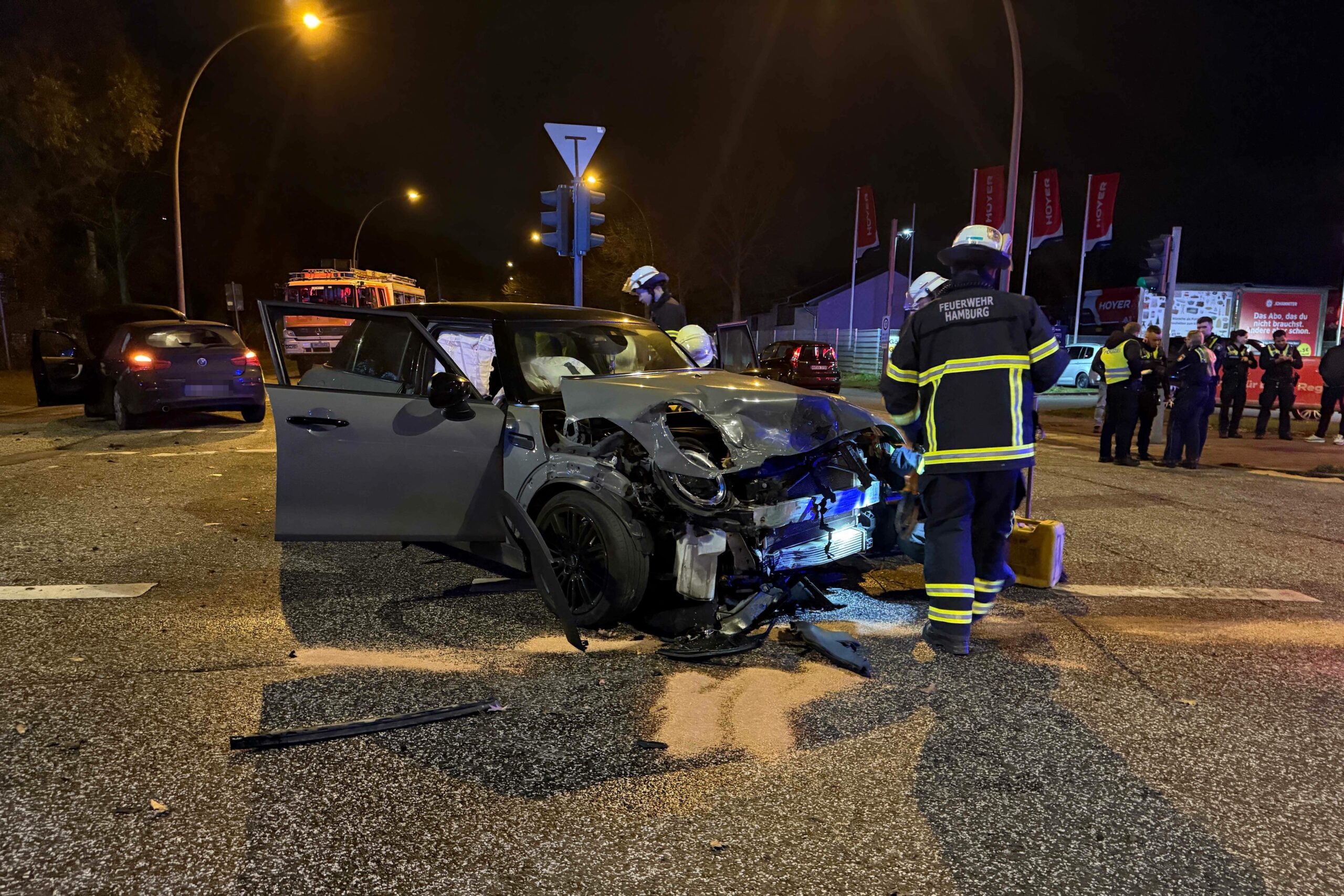 Vor allem am Mini entstand hoher Schaden.