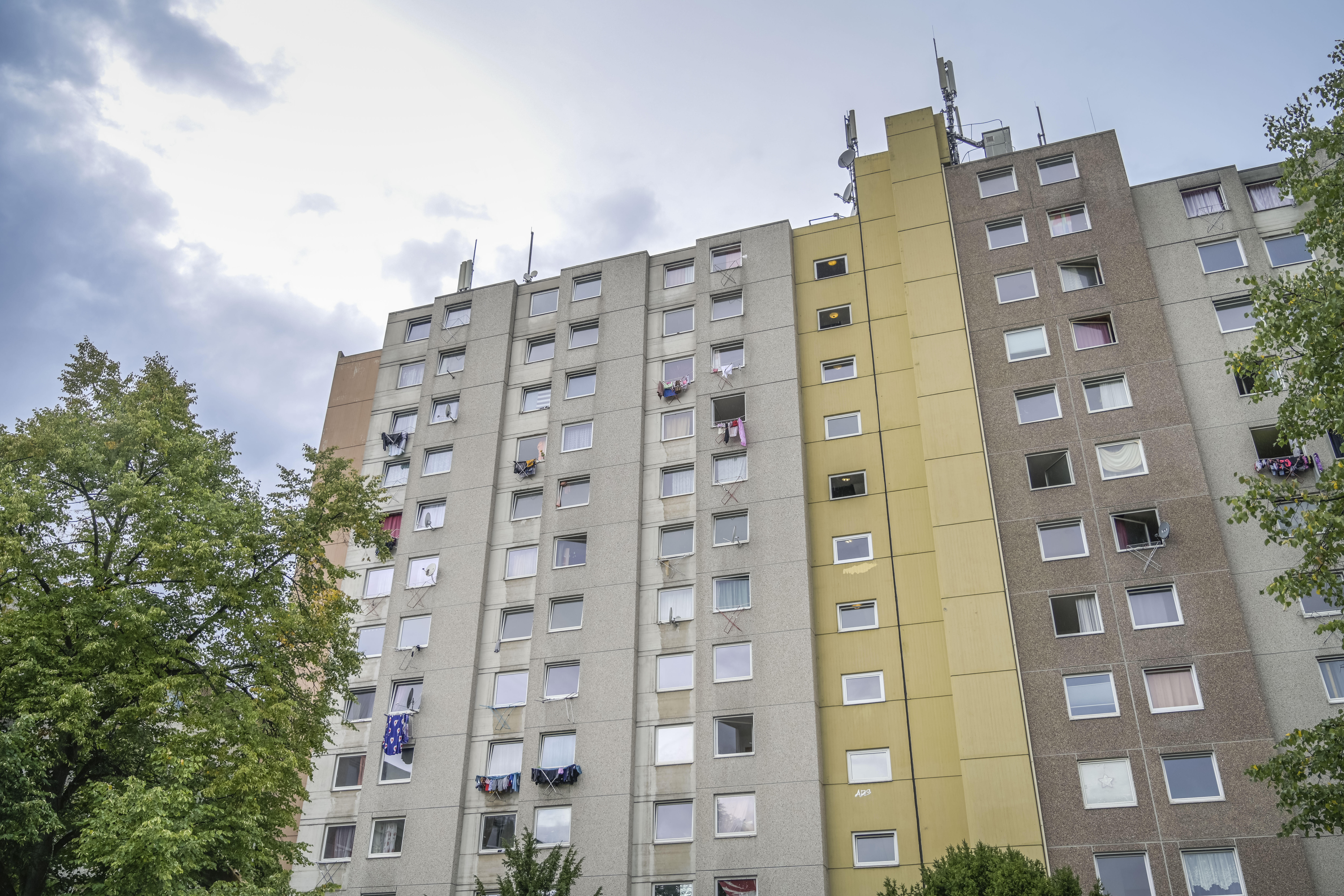 Hochhauskomplex in der Groner Landstraße in Göttingen